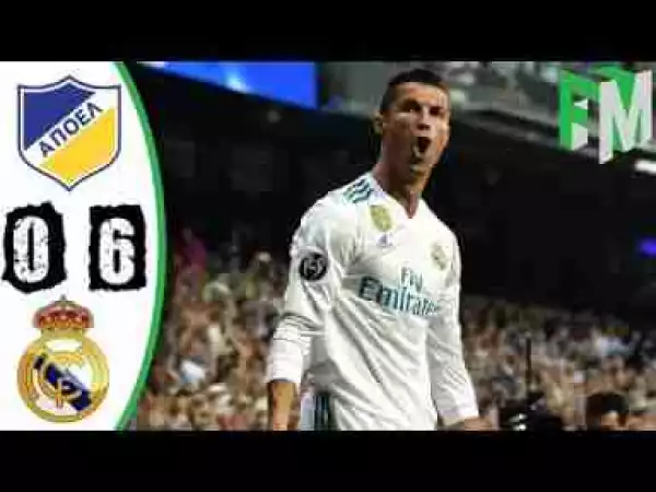 Video: APOEL vs Real Madrid 0-6 Highlights & Goals 21 November 2017.